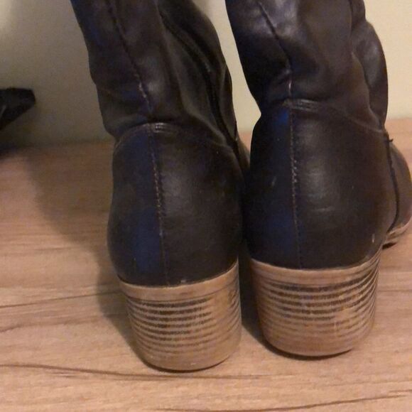 Rampage size 7.5 realto brown below knee to knee high boots - Picture 4 of 10